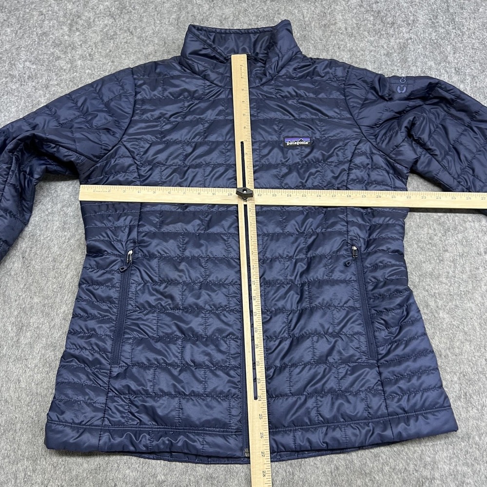 Patagonia Nano Puff Jacket Womens XL Blue Quilted Full Zip Lightweight Insulated - Picture 4 of 15